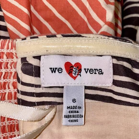 Sleeveless cotton midi dress. Size 6, brand We Vera. - Picture 2 of 3